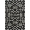 thumbnail image 1 of Floral Baja Outdoor Rug in Charcoal - Rectangle 5'3" X 7'6", 1 of 6