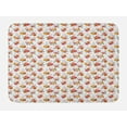 thumbnail image 1 of Floral Bath Mat, Blooming Pattern with Ranunculus Flowers Spiral Eucalyptus and Alstroemeria, Plush Bathroom Decor Mat with Non Slip Backing, 29.5" X 17.5", Multicolor, by Ambesonne, 1 of 2