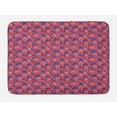 thumbnail image 1 of Floral Bath Mat, Meadow Blossoms Revival Hydrangea and Mallows Rural Shabby Bouquets Pattern, Plush Bathroom Decor Mat with Non Slip Backing, 29.5" X 17.5", Coral Blue Violet, by Ambesonne, 1 of 2