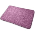 thumbnail image 1 of Floral Bath Mat Non Slip Absorbent Super Cozy Velvet Bathroom Rug Carpet Bath Rugs Front Kitchen Rug Carpet for Kitchen Hall Inside Outdoor 24x16 inch, 1 of 5