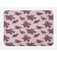 thumbnail image 1 of Floral Bath Mat, Vintage Grown Peony Flowers with Leaves in Continuous Pattern, Plush Bathroom Decor Mat with Non Slip Backing, 29.5" X 17.5", Blush Pale Eggplant, by Ambesonne, 1 of 2