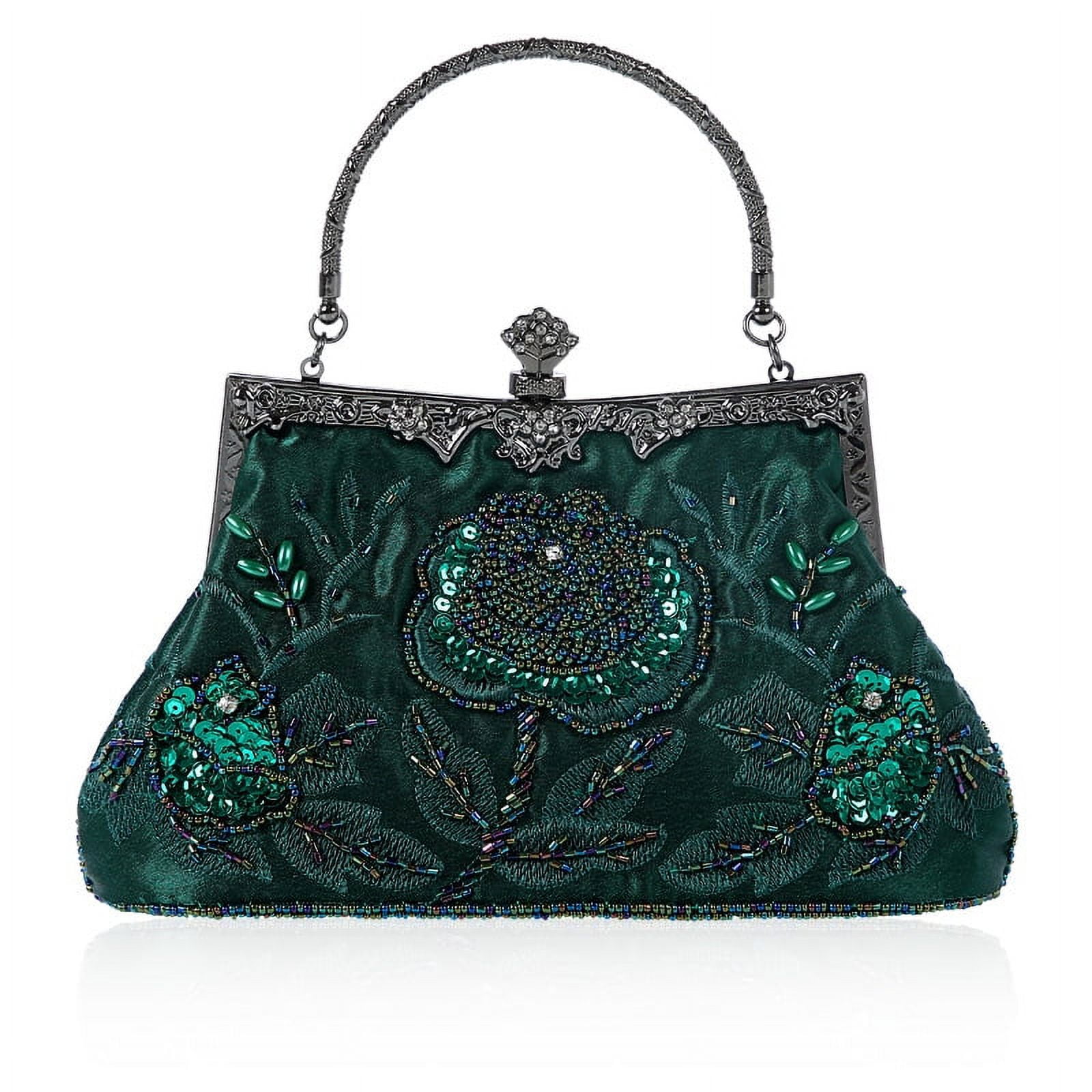 Buy Emerald Green Clutch Bag for Women Online from India's Luxury Designers  2024
