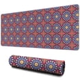 thumbnail image 1 of Floral Beauty for Your Desk: Small Custom Mouse Mat - Mandala Design, Non-Slip, Stitched Edge, Waterproof, Ideal for Office and Gaming (31.5 X 11.8 Inch), 1 of 7