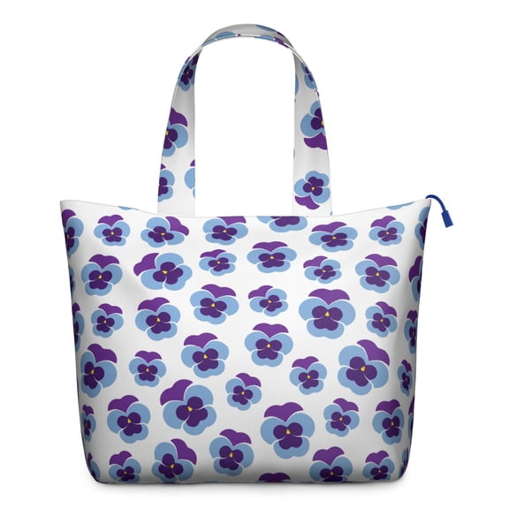 Floral Bee Artwork Travel Duffel Boho Botanical Print Weekender Bag, Lightweight, , Multiple Pockets, for Women