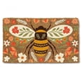 thumbnail image 1 of Abbott Doormat Durable Natural Coco Coir Doormat, Weather Resitant Mat Outdoor & Indoor Entrance, Home Decor Large Doormat, 18x30", Floral Bee, 1 of 6