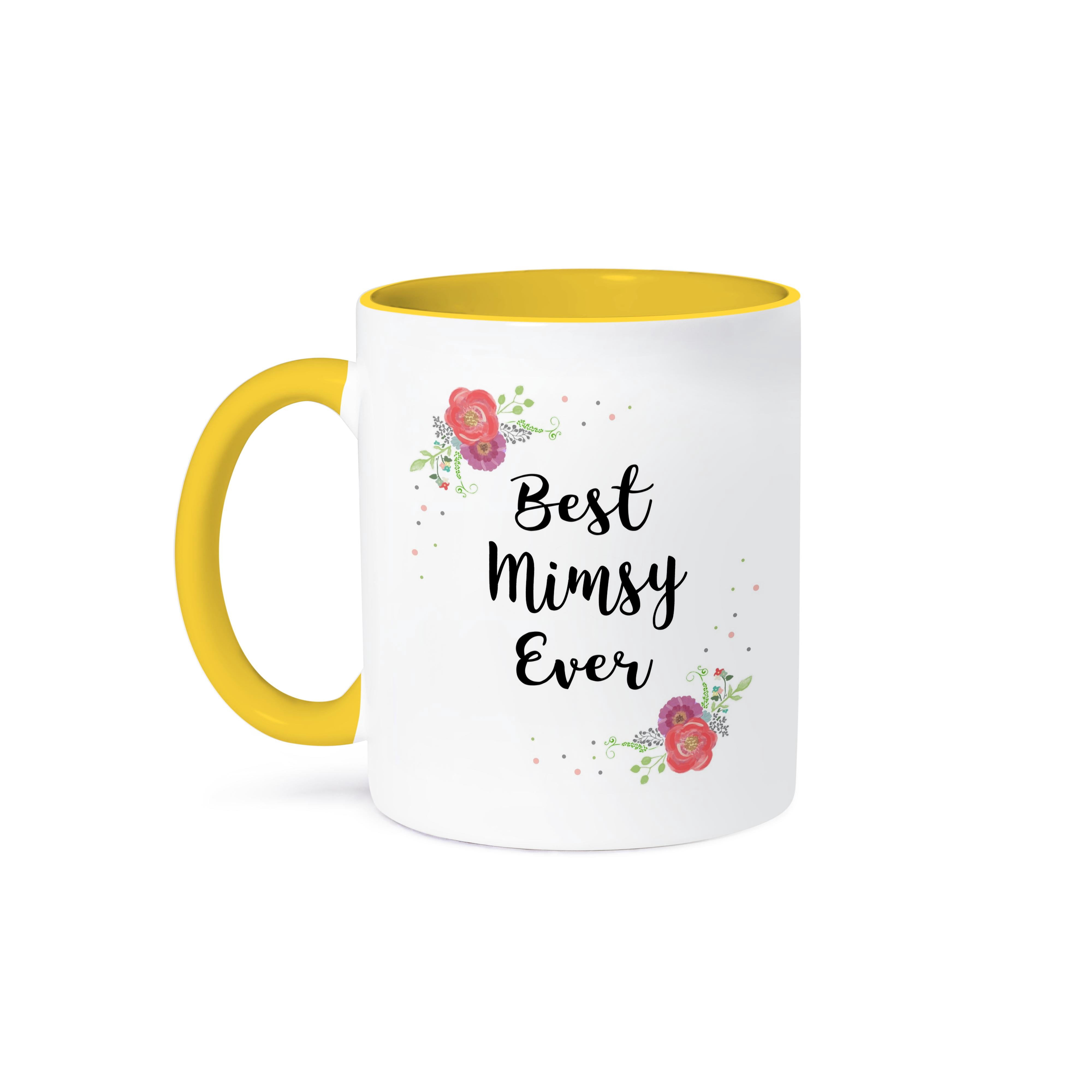3drose, Floral Best Mimsy Ever Pretty Watercolor Pink Flowers Grandma ...