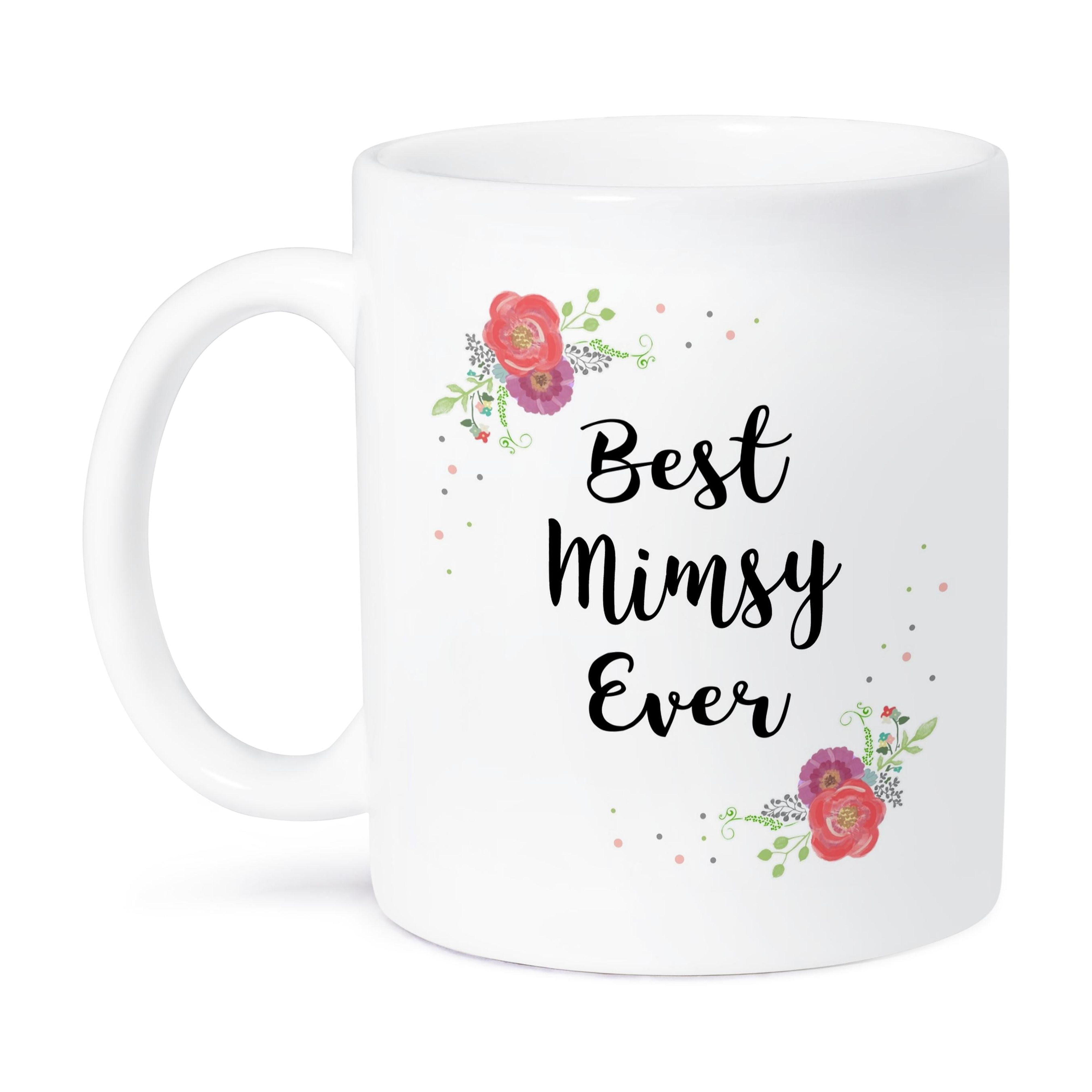 3drose, Floral Best Mimsy Ever Pretty Watercolor Pink Flowers Grandma ...