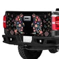 thumbnail image 1 of Floral Bigfoot Tailgate Wrap – Colorful Sasquatch Flower Art Truck Tailgate Decal, Butterfly Botanical Bigfoot Truck Graphic, Nature Style Vehicle Tailgate Wrap, 1 of 7