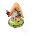 thumbnail image 1 of Floral Birdhouse Keepsake for Bird Lovers Limoges Box Porcelain Figurine, 1 of 6