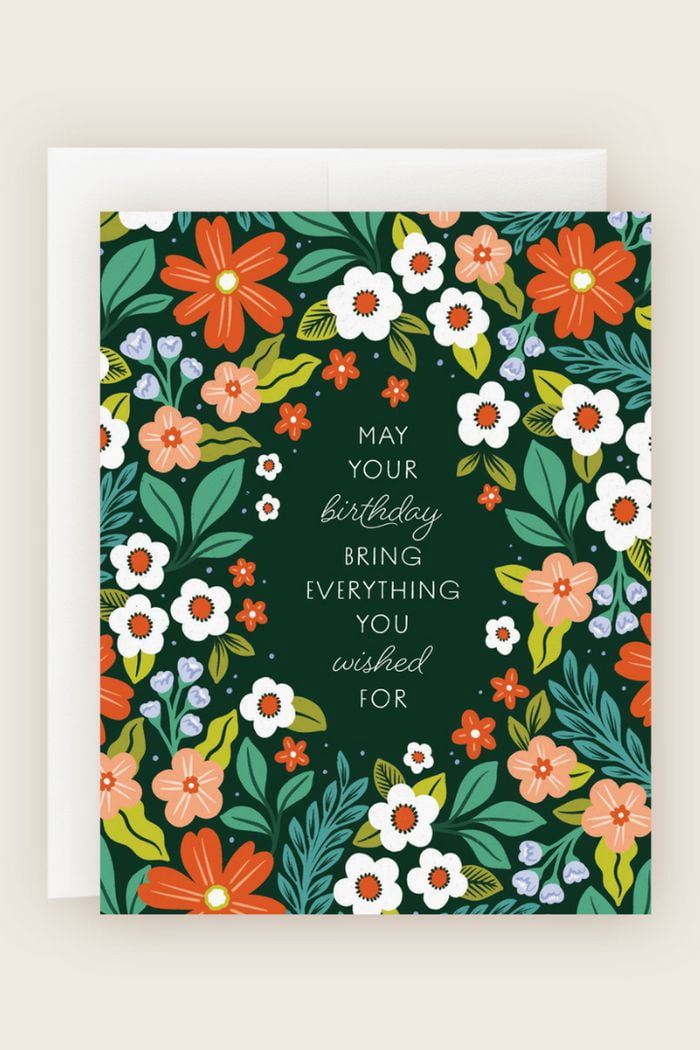 Floral Birthday Card – 