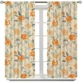 thumbnail image 1 of Floral Blackout Curtains, Watercolor Floral Boho Flower Decoration Curtains Window Treatments for Living Room Bedroom Kithen Decor 2 Panel Sets, 42x54 Inch, 1 of 6