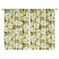 thumbnail image 1 of Floral Blackout Drapes 52x84 Inch 2 Panels Rod Pocket, Light Blocking Curtains with Botanical Appeal, 1 of 2