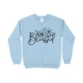 thumbnail image 1 of Floral Blessed Graphic Sweatshirt, Inspirational Women's Clothing, Casual Pullover, Comfy Top with Positive Message, 1 of 10