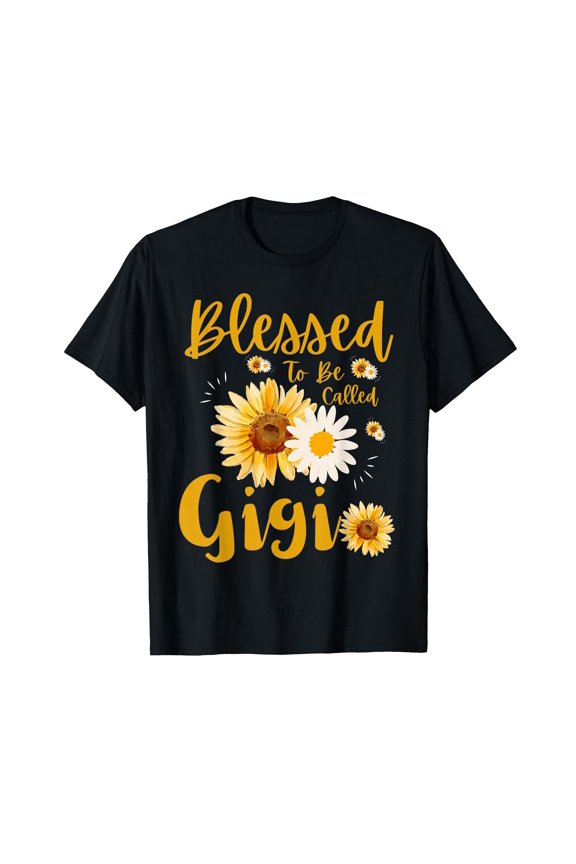 Floral Blessed To Be Called Gigi T-Shirt for a Cute Mother's Day Gift 2026