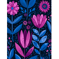 thumbnail image 1 of Floral Bloom Canvas Wall Art, Modern Flower Print for Living Room Bedroom Office Hallway Kitchen Dining Room Decor, 1 of 8