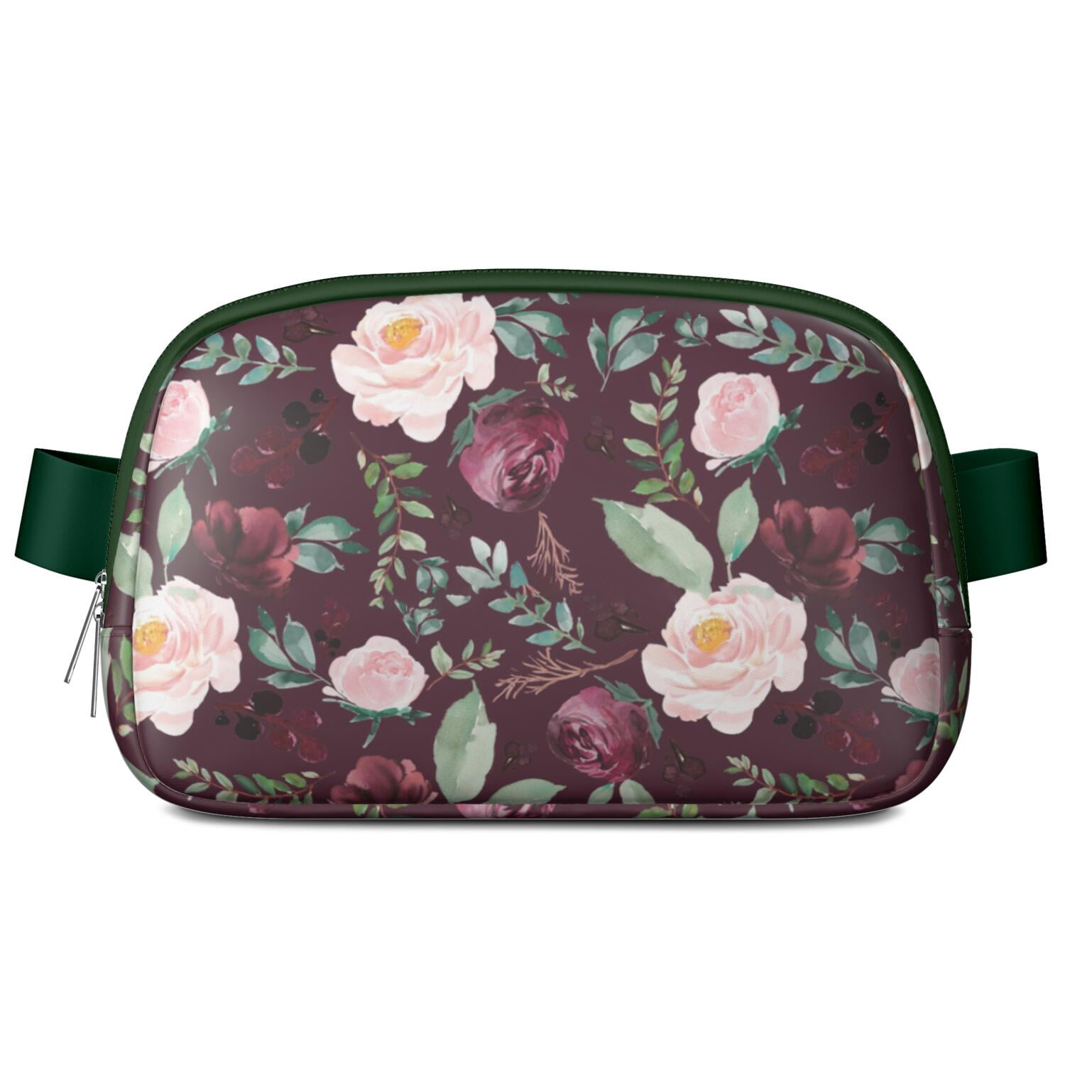 Floral Blossom Waist Bag – Cute Country Fanny Pack with Spring Wildflower Pattern & Romantic Touches