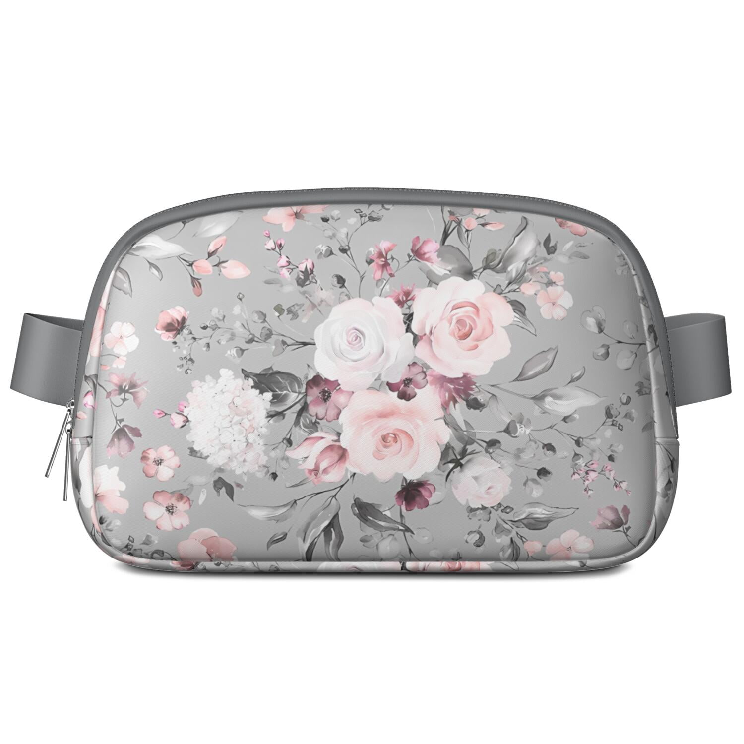 Floral Blossom Waist Bag – Cute Country Fanny Pack with Spring Wildflower Pattern & Romantic Touches