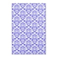 thumbnail image 1 of Floral Blue Pattern Design - Area Rug, 1 of 3
