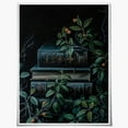 thumbnail image 1 of Floral Books Wall Art Moody Victorian Oil Painting Print Dark Forest Cottagecore wall Decor Dark Academia Books Art Poster for library Living Room Office Decor Unframed12x16inch, 1 of 7