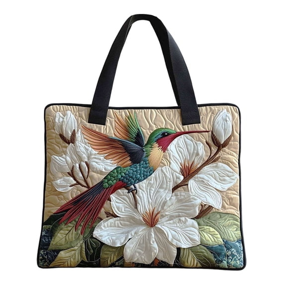 Floral Bookshelf Vintage Books Book Lover Design Tote Bag