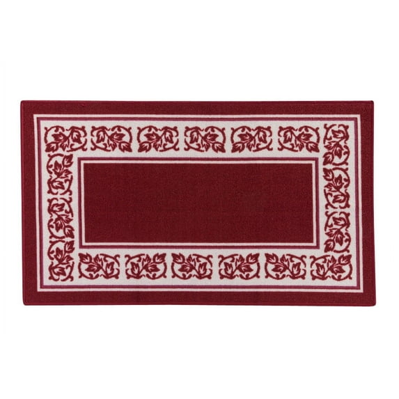 Floral Border Rug
