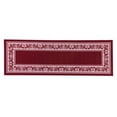thumbnail image 1 of Madison Home  20 x 59 in. Floral Border Rectangle Area Rug, Burgundy, 1 of 1