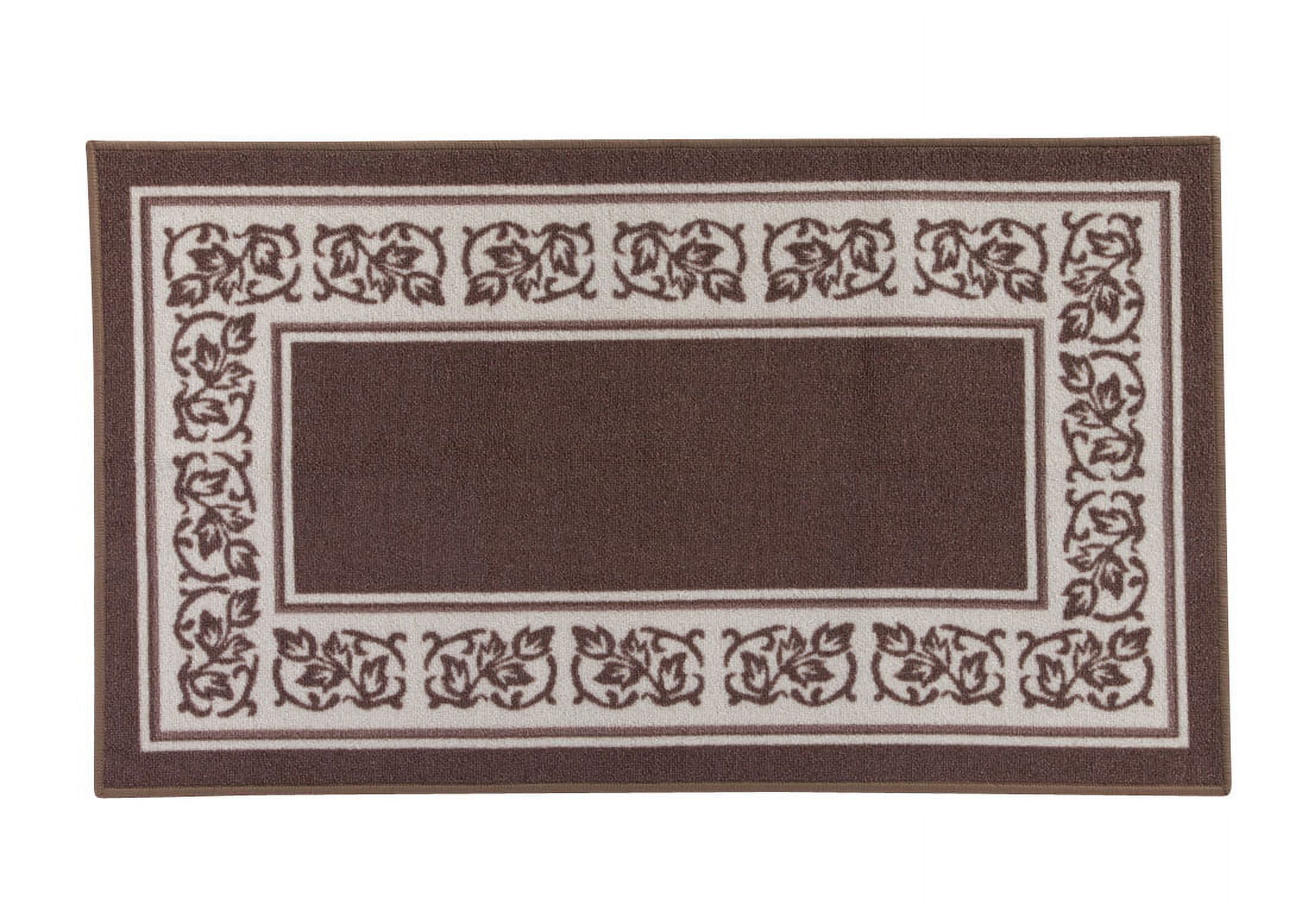 Borderd Rugs Floral Border Rug - Walmart.com
