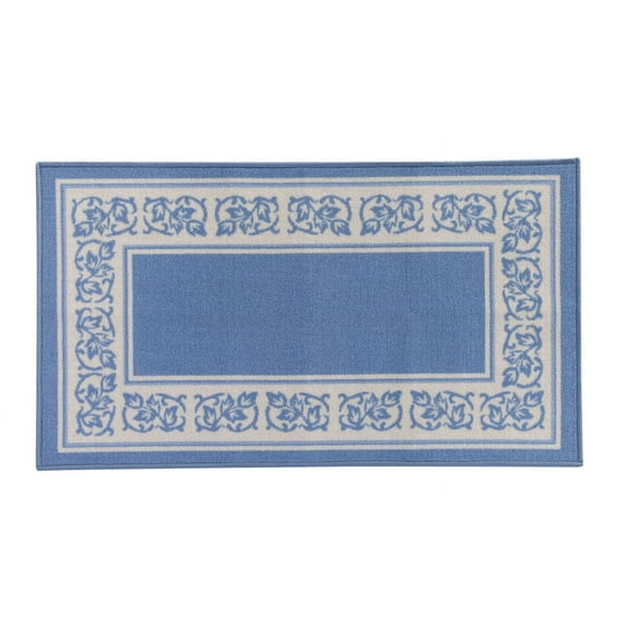 Floral Border Rug