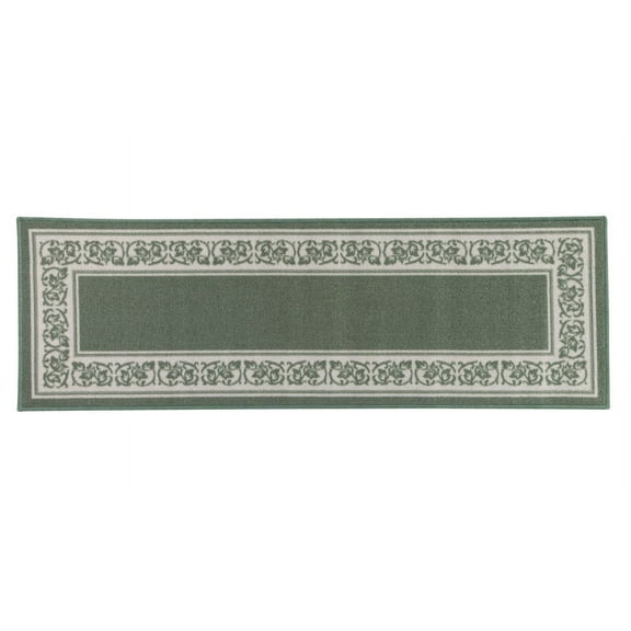 Floral Border Rug