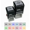 thumbnail image 1 of Floral Border Spread Kindness Not Germs Please Wash Your Hands Self-Inking Rubber Stamp Ink Stamper - Red Ink - Small 1 Inch, 1 of 7