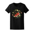 thumbnail image 1 of Floral Bouquet Pattern T-Shirt Women -Image by Shutterstock, Female x-Large, 1 of 2