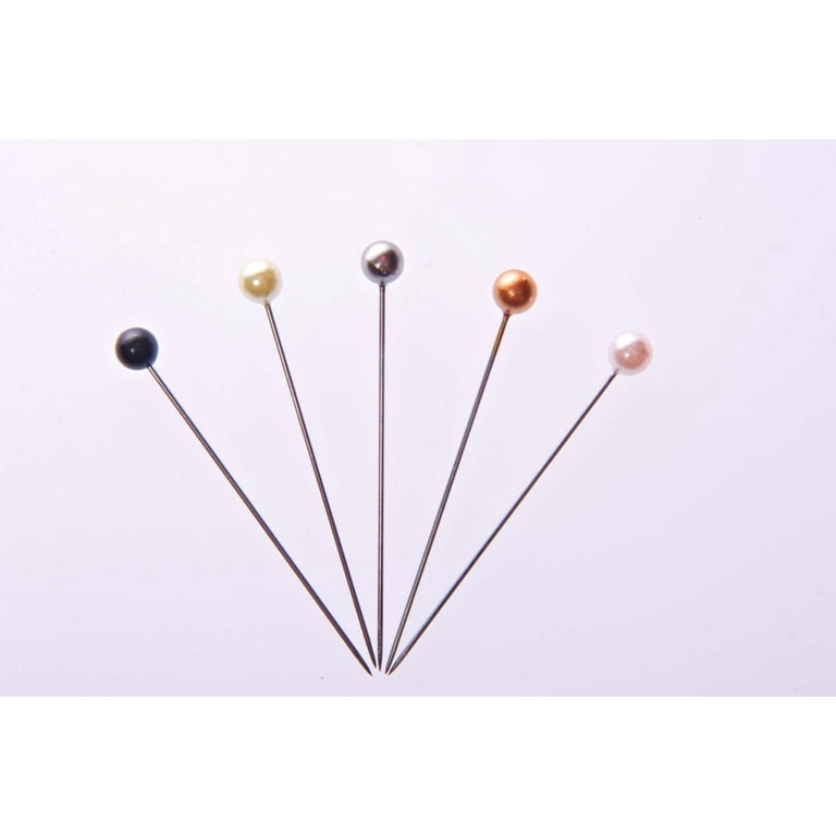Floral Boutonniere Corsage Pin Assorted Neutral Pearl Pin 1.5