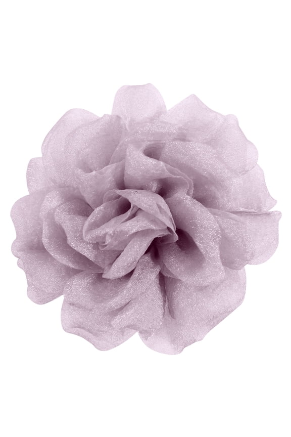 Floral Brooches & Clips for Hair | Lapel & Hat Pins, 4.3 Inch Lavender