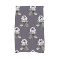 thumbnail image 1 of Floral Bunch 16 x 25 Inch Purple Floral Print Kitchen Towel, 1 of 2