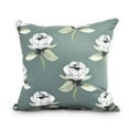 thumbnail image 1 of Floral Bunch 26 Inch Green Floral Print Decorative Throw Pillow, 1 of 2