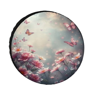 16 Inch Spare Tire Cover,Spare Tire Wheel Cover Universal Fit For Jeep, Trailer, RV, SUV, Truck And Many Vehicle, Wheel Diameter 30\"- 31\", Weatherproof Tire Protectors,Black