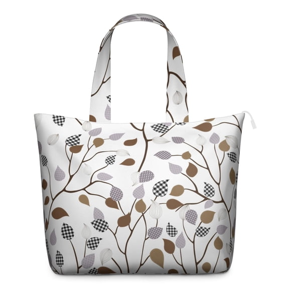 Floral Butterfly Travel Duffel Aesthetic Flower Print Weekender Bag, , Adjustable Strap, for Women