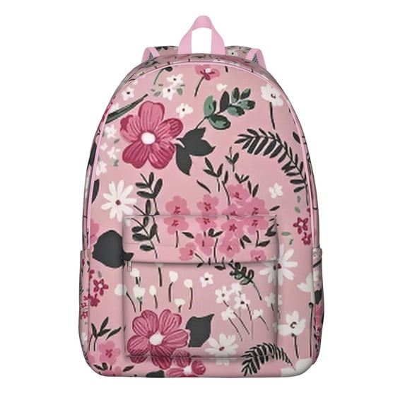 Floral Campus Backpack for School College Students, Large Capacity Bookbag with Laptop Sleeve, Sunflower Flowers Print Everyday Backpack for Commuting Work Travel, Gift for Teens Adults