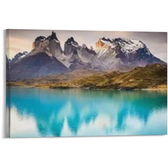 Floral Canvas Wall Art Colorful Wildflowers in The Vase Oil Painting Rustic Style Botanical Canvas Wall Art Poster Decorative Bedroom Modern Home Print Picture Artworks Postersch