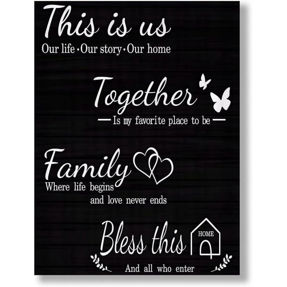 Floral Canvas Wall Art, Flowers Leaves Wall Decor, Rustic Wood Backdrop Bathroom Decor For Vintage Farmhouse Framed Canvas Artwork Ready to Hang 12x16inch