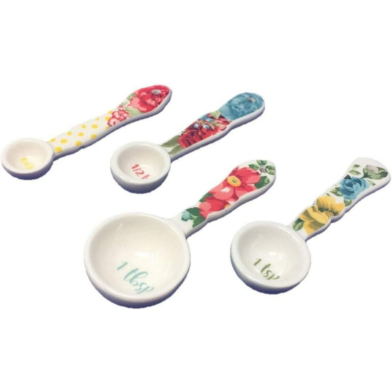Cute Floral Measuring Spoon Set from Apollo Box