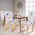 thumbnail image 1 of Floral Chair Covers for Dining Room Set of 4,Printed Stretchable Dining Chair Slipcover Washable Removable for Kitchen,Hotel,Restaurant,Ceremony Universal Size, 1 of 6