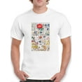thumbnail image 1 of Floral Chart. T-Shirt Men -Vision Studio Designs, Male 5X-Large, 1 of 4