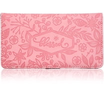 Hot Pink Basic Leather Checkbook Cover Hot Pink Basic Leather Checkbook Cover