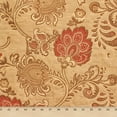 thumbnail image 1 of Floral Chenille Upholstery Brocade&nbsp;Jacquard 58/59" Fabric By The Yard - Gold / Red, 1 of 1