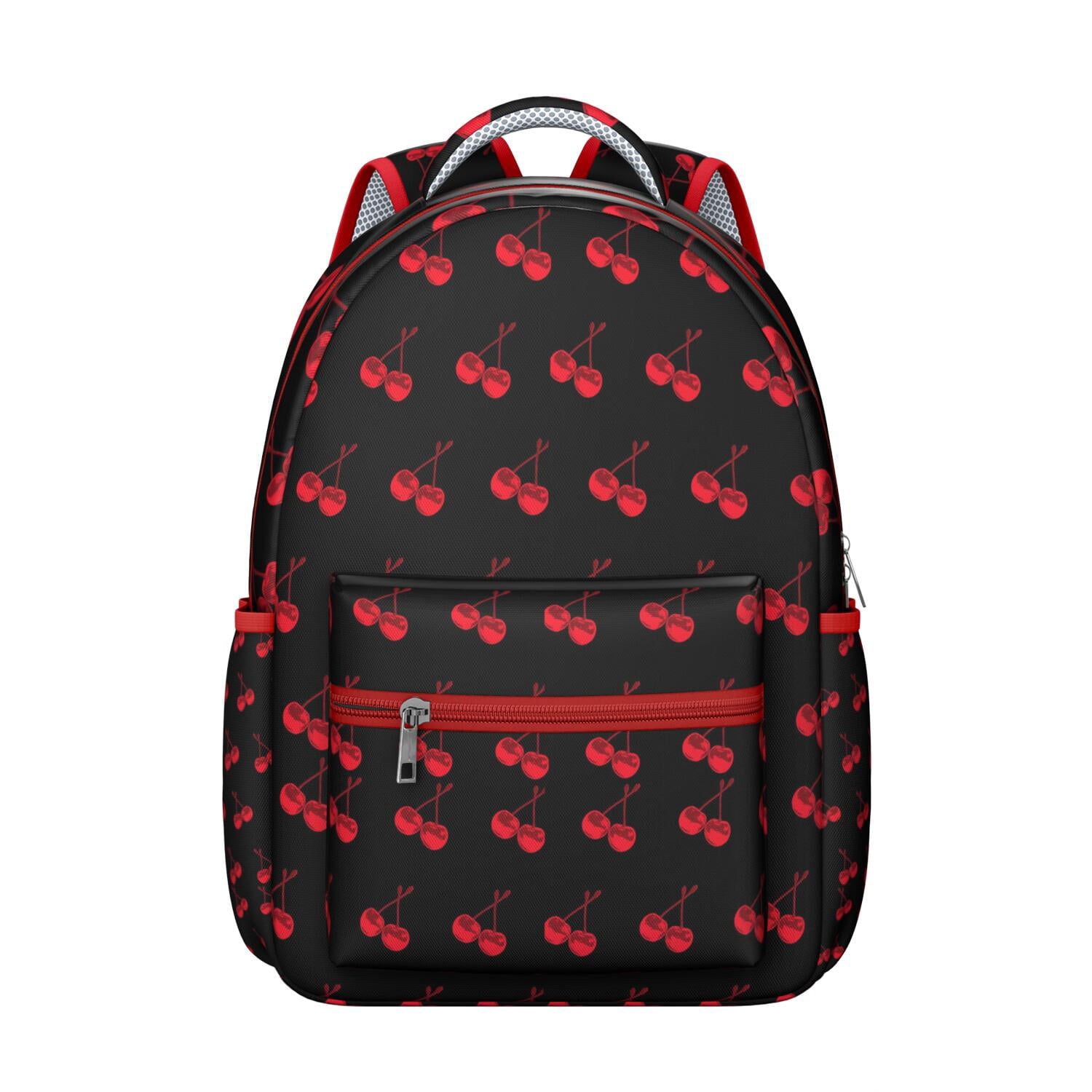 Cherry Print Women\'s Backpack Cherry School Bag Travel Backpack Everyday Tote | Jane.com main image 4