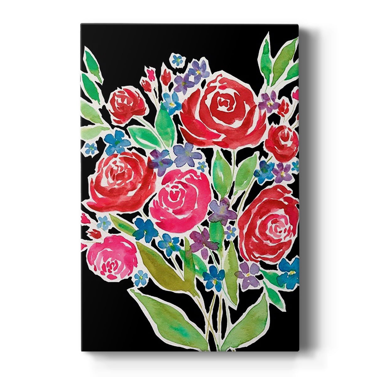 Floral Choir Bouquet Premium Gallery Wrapped Canvas - Ready to Hang