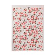 Floral Clay Transfer Paper for Clay Earrings Making, 9.5x13.8cm Flower Water Transfer Paper for Clay Jewelry Making
