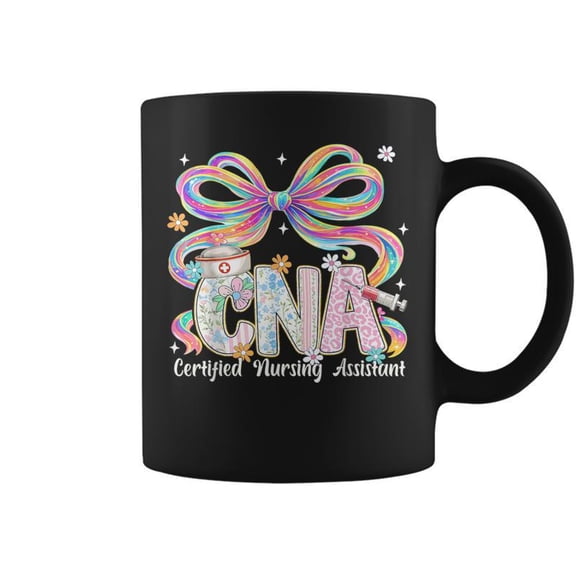 Floral Cna Certified Nursing Assistant Nurse Women Coffee Mugs