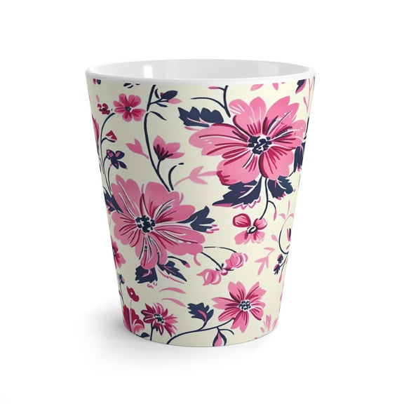 Floral Coffee Latte Mug